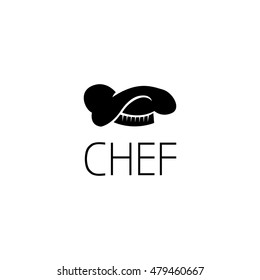 chef hat logo graphic design concept. Editable chef hat element, can be used as logotype, icon, template in web and print 