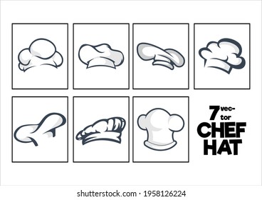 chef hat logo graphic vector