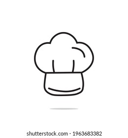 chef hat logo icon Design, Cook' chef hat vector.