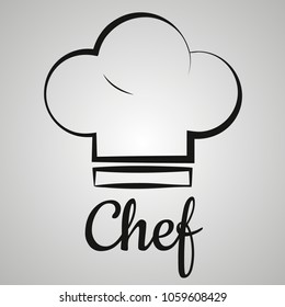 chef hat logo. chef hat icon Vector illustration.