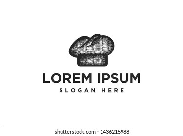 Chef Hat Logo Logo Inspiration isolated on white background