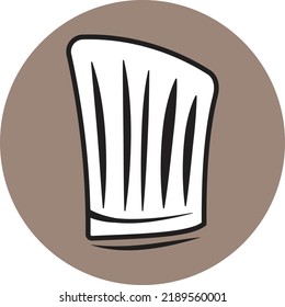 Koch-Hut-Logo Silhouette-Cartoon