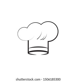 Chef hat logo template vector icon