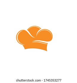 Chef hat logo template vector icon