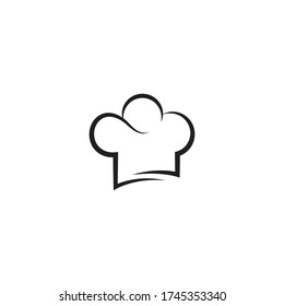 Chef hat logo template vector icon