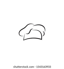 chef hat logo vector design template