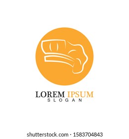 chef hat logo vector design template