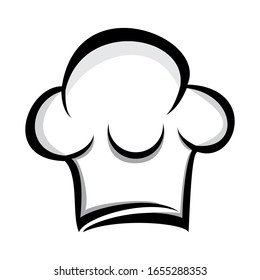 Chef Hat Logo Vector Design Simple Stock Vector (Royalty Free ...