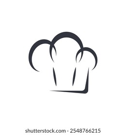 Chef Hat Logo Vector Icon Template Illustration