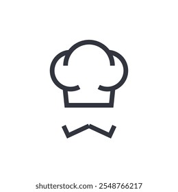 Chef Hat Logo Vector Icon Template Illustration