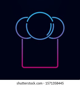 Chef hat nolan icon. Simple thin line, outline vector of kitchen icons for ui and ux, website or mobile application