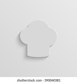 chef hat paper vector icon