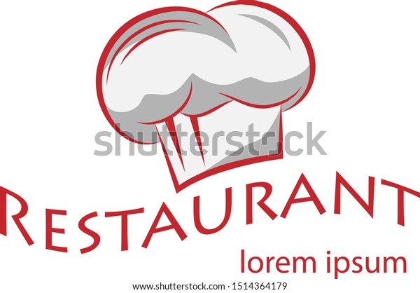 Chef Hat Restaurant Logo Isolated On Stock Vector Royalty Free