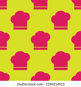 Chef hat seamless pattern for your background