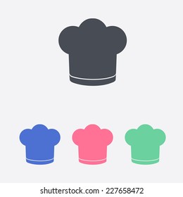 Chef hat sign icon. Hat cooking symbol.