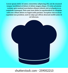 Chef hat sign icon. Hat cooking symbol.