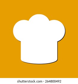 Chef hat sign icon. Hat cooking symbol.