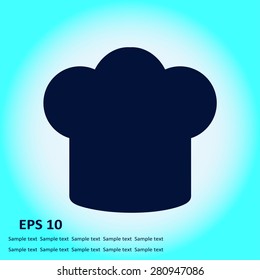 Chef hat sign icon. Hat cooking symbol.