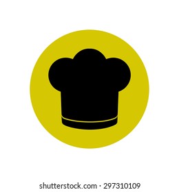 Chef hat sign icon. Hat cooking symbol.