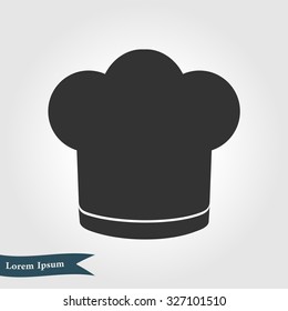 Chef hat sign icon. Hat cooking symbol.