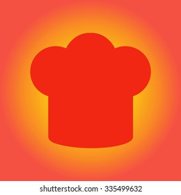 Chef hat sign icon. Hat cooking symbol.