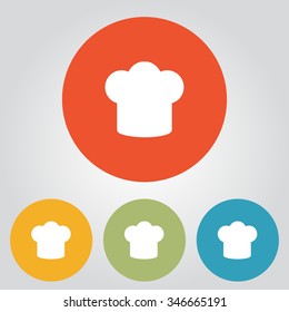 Chef hat sign icon. Hat cooking symbol.