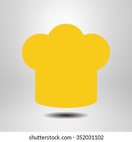 Chef hat sign icon. Hat cooking symbol.