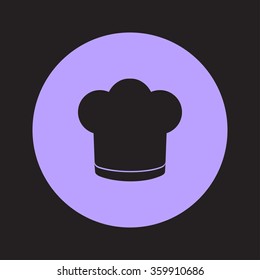 Chef hat sign icon. Hat cooking symbol.