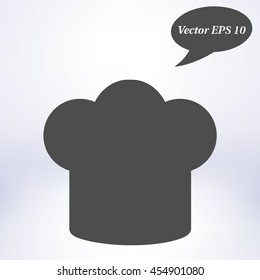 Chef hat sign icon. Hat cooking symbol.