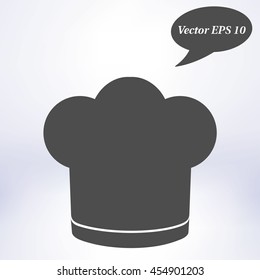 Chef hat sign icon. Hat cooking symbol.