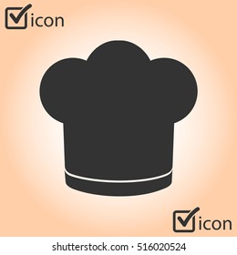 Chef hat sign icon. Hat cooking symbol.