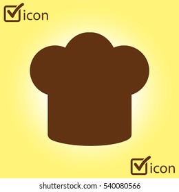 Chef hat sign icon. Hat cooking symbol.