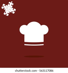 Chef hat sign icon. Cooking symbol.