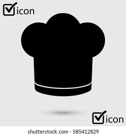 Chef hat sign icon. Hat cooking symbol.