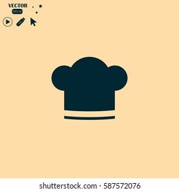 Chef hat sign icon. Cooking symbol.