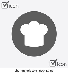 Chef hat sign icon. Hat cooking symbol.