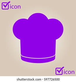 Chef hat sign icon. Hat cooking symbol.