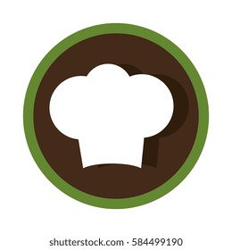 chef hat silhouette icon