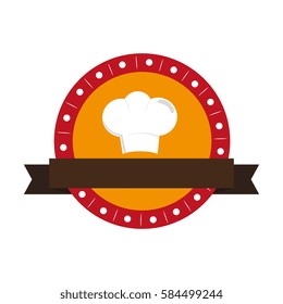 chef hat silhouette icon