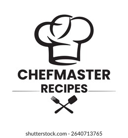Chef hat with spoon and fork