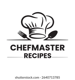 Chef hat with spoon and fork
