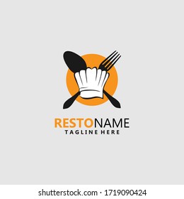 Diseño de la plantilla del logotipo del restaurante para el logotipo.food