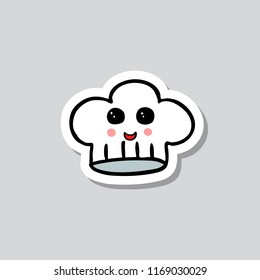 chef hat sticker doodle icon