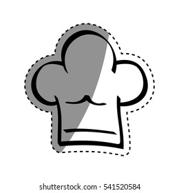 Chef hat symbol icon vector illustration graphic design