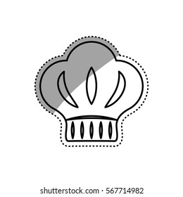 Chef hat symbol icon vector illustration graphic design