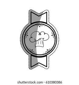 Chef hat symbol icon vector illustration graphic design