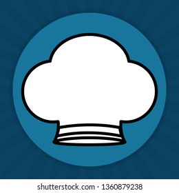 chef hat uniform icon