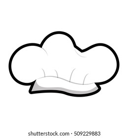 chef hat uniform isolated icon vector illustration design