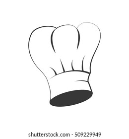 chef hat uniform isolated icon vector illustration design