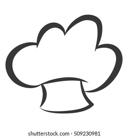 chef hat uniform isolated icon vector illustration design